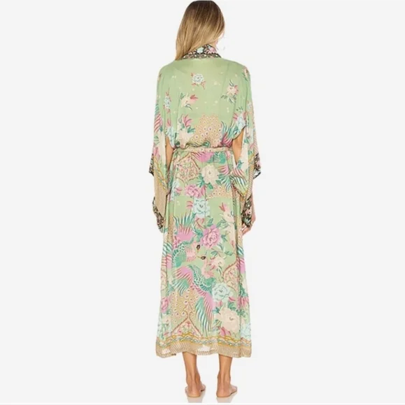 Spell Cloud Dancer Maxi Kimono OS